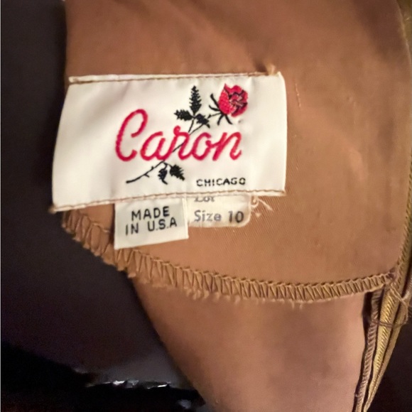 Caron Chicago vintage Zipper back Dress.size 10. - Picture 5 of 15